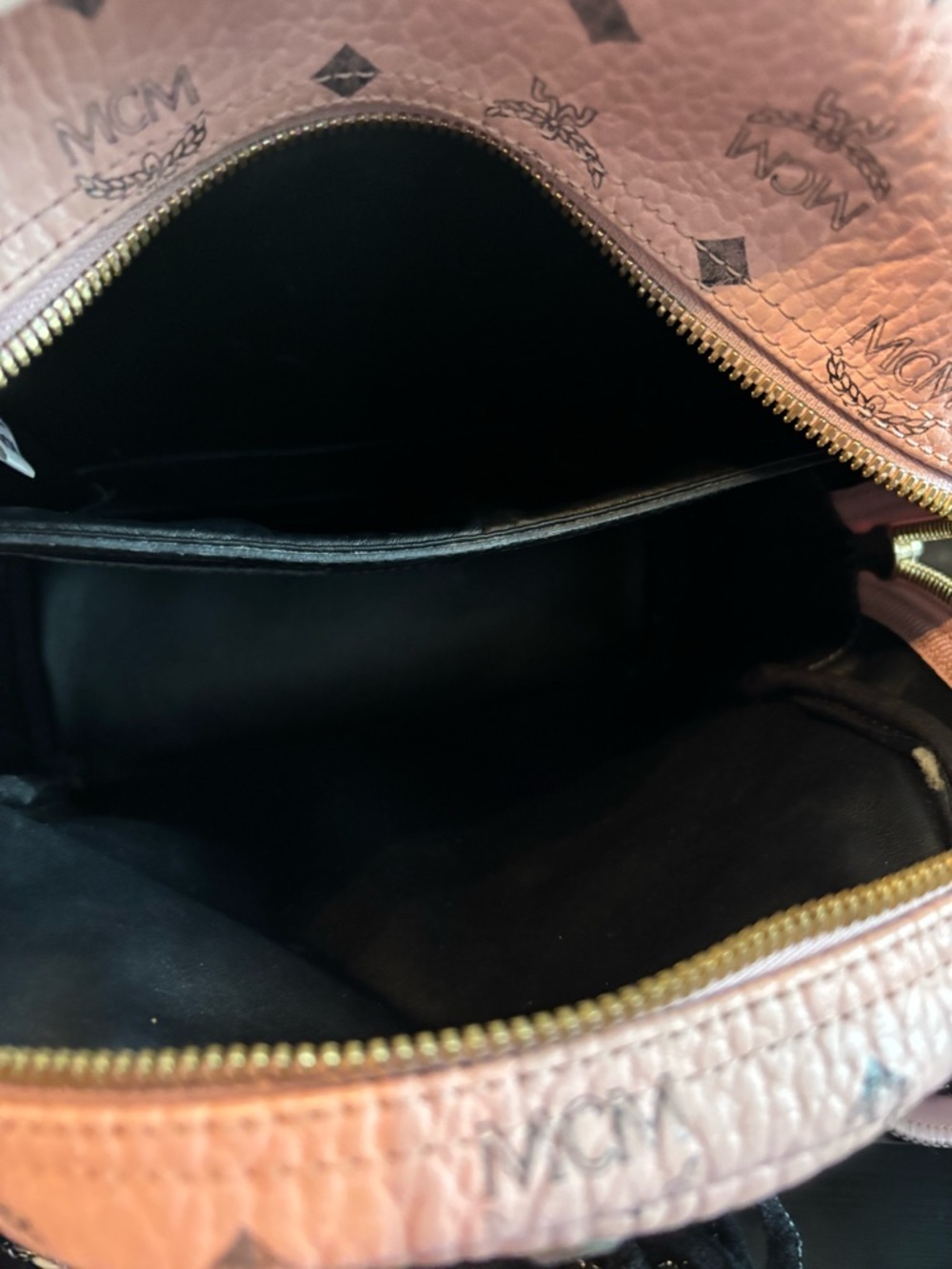 Authentic MCM Dual Stark Backpack in Soft Pink Visetos - Picture 10 of 15